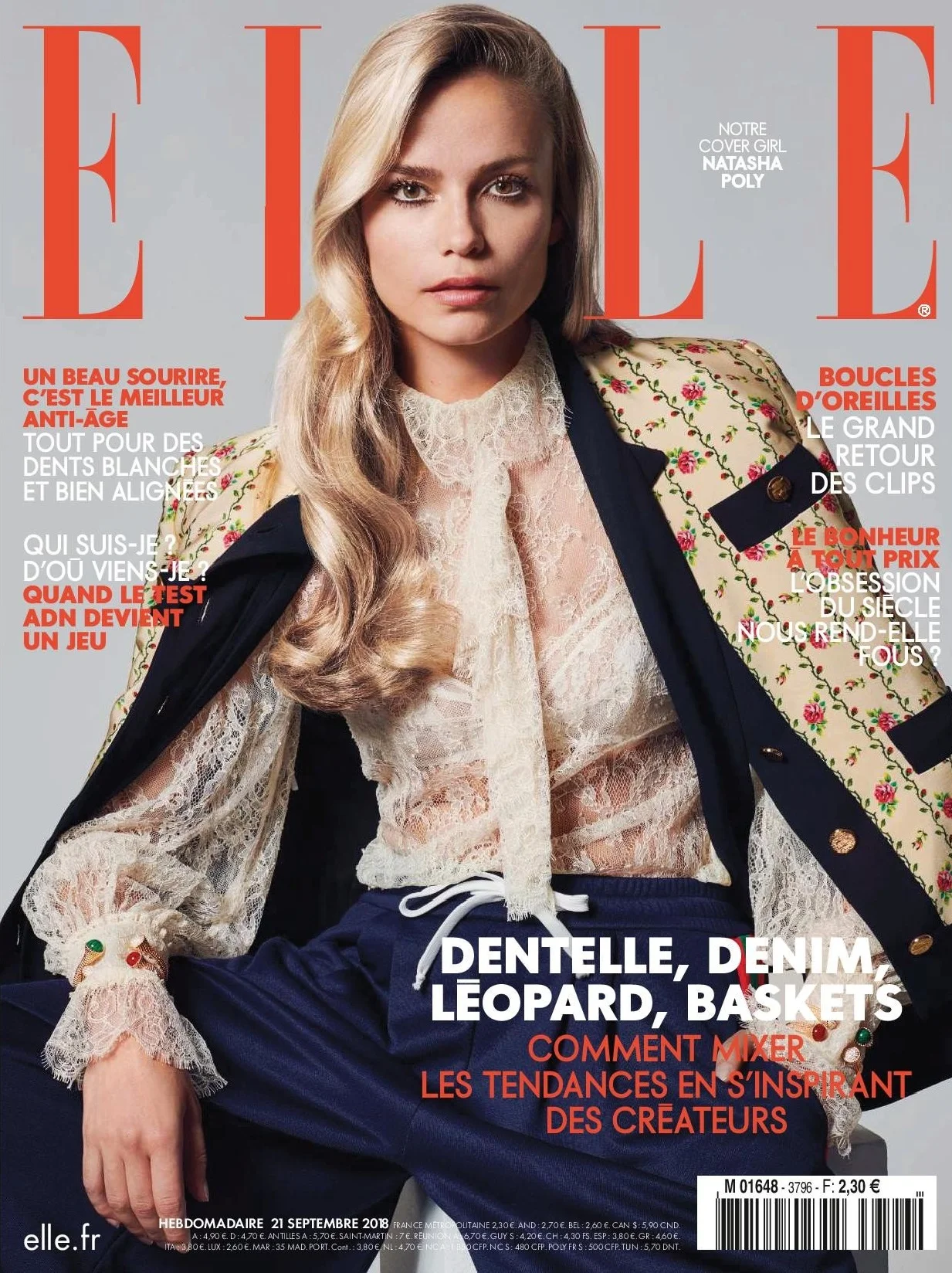 lui magazine no 15　Natasha Poly Natasha Poly on Vogue Paris September 2015 Cover